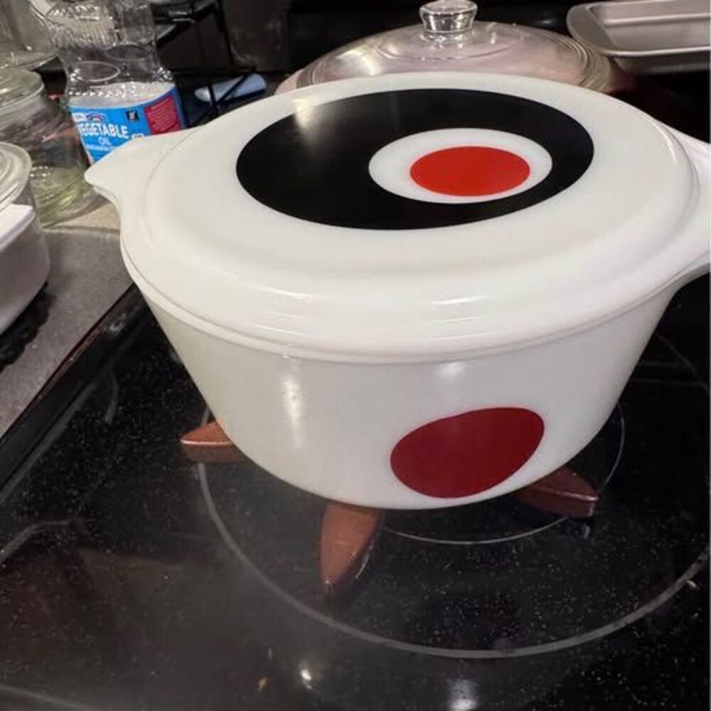 Vintage Pyrex Moon Deco #475 2½ Quart Covered Casserole – 19